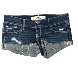 Y2K Hollister ultra low rise medium rise short shorts size 0